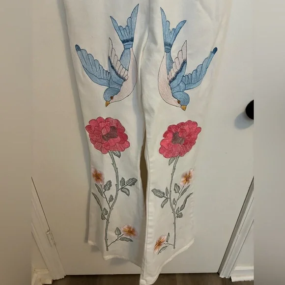 Fillyboo At the Heart Of It Embroidered Jumpsuit Size xs - Picture 3 of 7